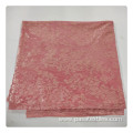 flower burnout pink silk velvet fabric high-grade crushed velvet fabric custom velvet burnout fabric